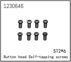 1230646 - Button Head Screws - Selftapping M2*6 (8)