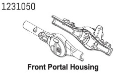1231050 - Front Axle Housing CR4.4