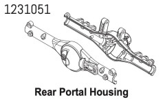 1231051 - Rear Axle Housing CR4.4