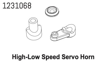 1231068 - Servo Horn Set (2-speed) CR4.4