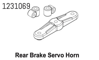 1231069 - Servo Horn Set(DIG Brake) CR4.4