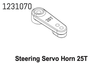 1231070 - Steering Servo Horn Set 25T CR4.4