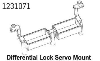1231071 - Servo Mount (Diff-Lock) CR4.4