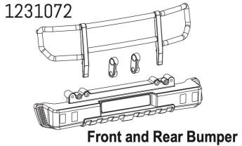 1231072 - Front & Rear Bumper CR4.4