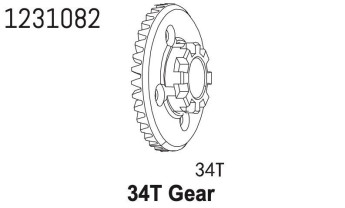 1231082 - Crown Gear 34T CR4.4