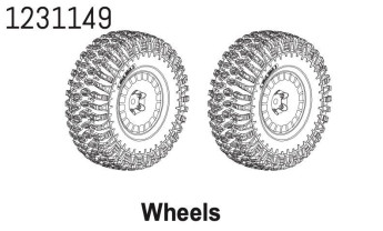 1231149 - 2.2" Tire Set CR4.4 (2)