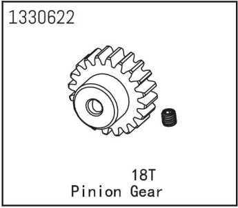 1330622 - Pinion Gear 18T - Yucatan