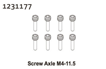 1231177 - Screw Pin M4x11.5 (8)