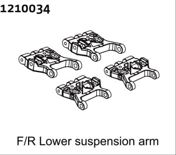 1210034 - Lower Suspension Arm Set F/R