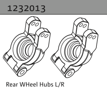 1232013 - Rear Wheel Hubs L/R