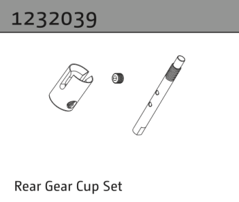1232039 - Rear Gear Cup Set