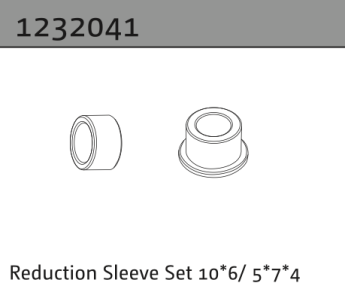 1232041 - Reduction Sleeve Set 10*6 / 5*7*4