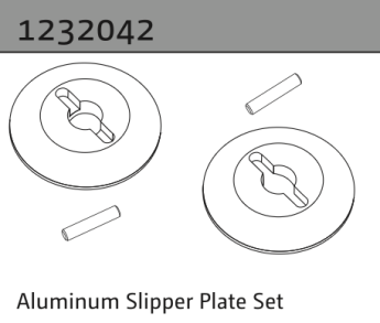 1232042 - Aluminum Slipper Plate Set