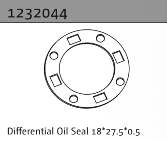 1232044 - Differential Oil Seal 18*27.5*0.5