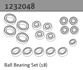 1232048 - Ball Bearing Set (18)