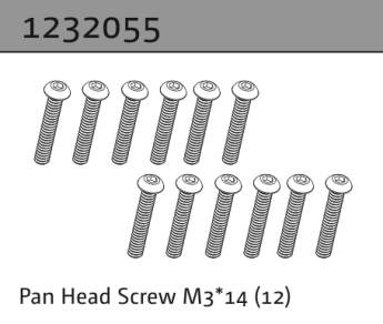1232055 - Pan Head Screw M3*14 (18)