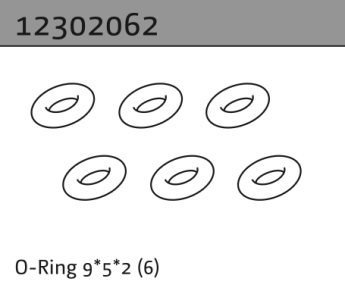 1232062 - O-Ring 9*5*2 (6)