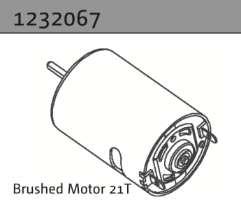 1232067 - Brushed Motor 21T
