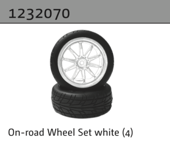 1232070 - On-road Wheel Set white (4)