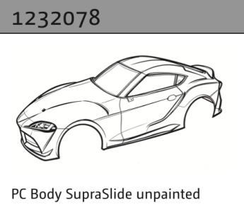 1232078 - PC Body SupraSlide unpainted