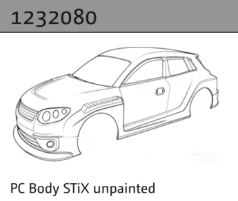 1232080 - PC Body STiX unpainted