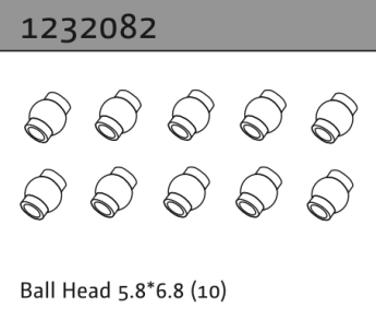 1232082 - Ball Head 5.8*6.8 (10)