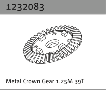 1232083 - Metal Crown Gear 1.25M 39T