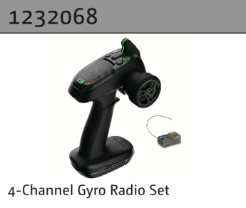 1232085 - 4-Channel Gyro Radio Set