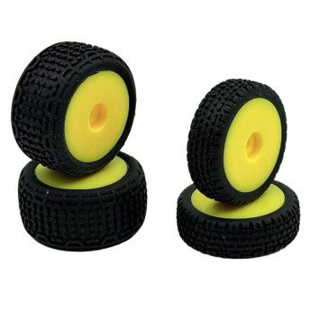 HBP250125 - Speck-B Front/Rear Wheel Set yellow (2)