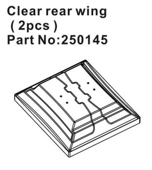 HBP250145 - Clear rear wing (2)