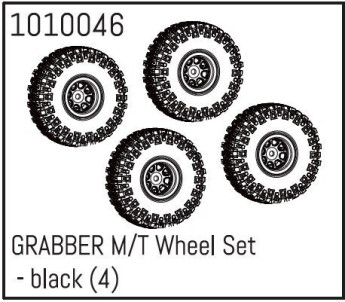 HBP240081 - (1010046) GRABBER M/T Wheel Set - black (4)