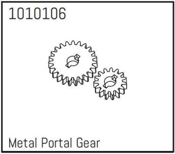 HBP240238 - (1010106) Metal Portal Gears - PRO Crawler 1:18