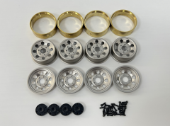 HBP240292 - (1010141) 1.2"" Steel Bead Lock Wheels - silver (4)