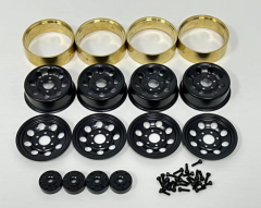 HBP240298 - (1010142) 1.2"" Steel Bead Lock Wheels - black (4)
