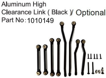 HBP240349 - (1010149) Optional Alu. HC Links - PRO/EVO 1:18