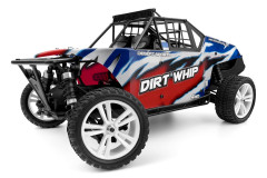 HiMOTO 1:10 Desert Buggy DIRT WHIP Brushless 2,4 GHz RTR set, modrá/červená