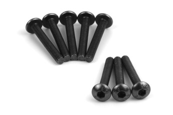 Imbusové šroubky s kulatou hlavou M2,5x18 mm (8 ks)
