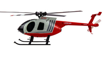 RC vrtulník Hughes MD500 4CH 6G gyro RTF (civilní zbarvení)