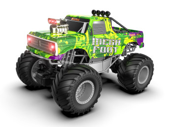 RC Mega Foot Truck Off-Roader 1:10 RTR, LED, Zvuk