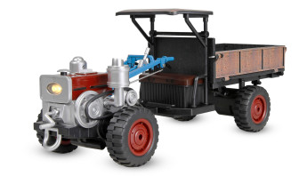 RC Retro traktor-Terra s kouřem a světlem 4WD proporcionální 1:12 RTR