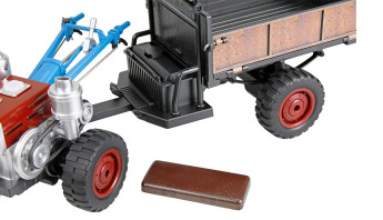 RC Retro traktor-Terra s kouřem a světlem 4WD proporcionální 1:12 RTR