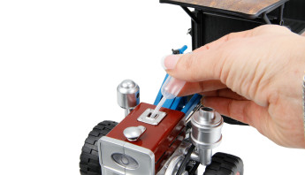 RC Retro traktor-Terra s kouřem a světlem 4WD proporcionální 1:12 RTR