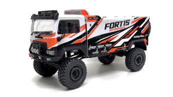RC kamion Hobby Plus / Absima DKR-4 Fortis Rally Truck 1:18 4WD Brushless RTR - bílý