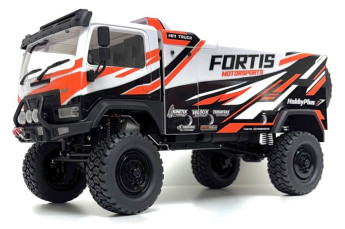 RC kamion Hobby Plus / Absima DKR-4 Fortis Rally Truck 1:18 4WD Brushless RTR - bílý