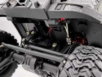 RC auto Hobby Plus / Absima DKR-4 Fortis Rally Truck 1:18 4WD Brushless RTR - červená
