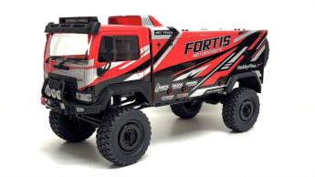 RC auto Hobby Plus / Absima DKR-4 Fortis Rally Truck 1:18 4WD Brushless RTR - červená