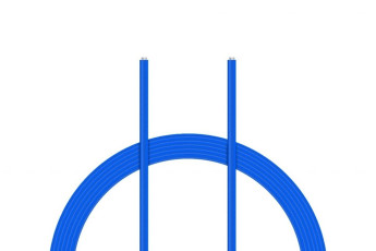 Kabel silikon 4.0mm2 1m (modrý)