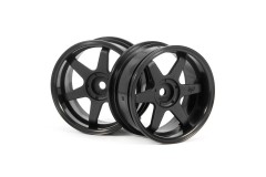 TE37 disky 26mm Černé (3mm offset) 2ks