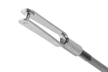 Vidlička kovová M2,5 s ocelovým táhlem, 50 ks.